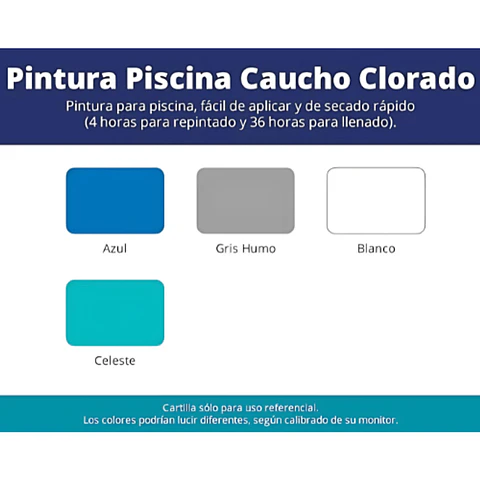 Pintura para Piscina Galon Celeste Sipa