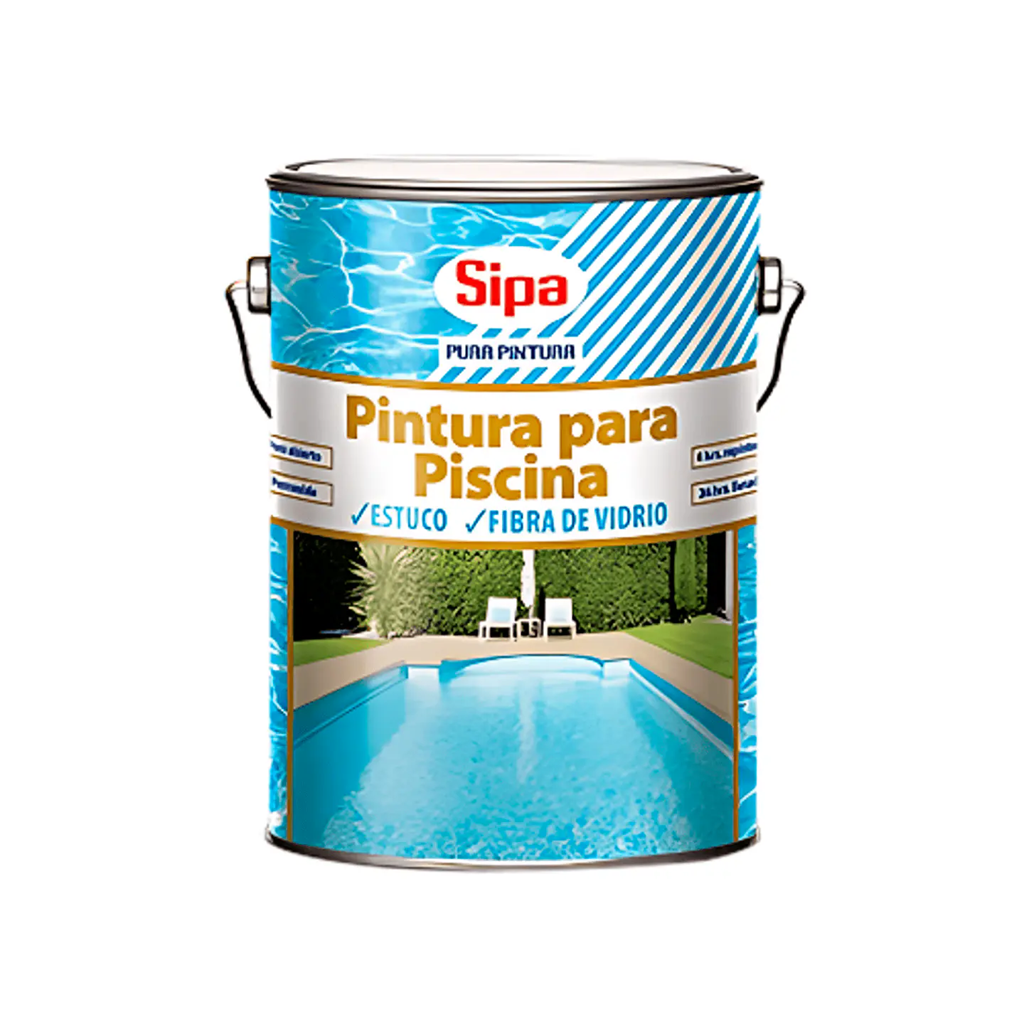 Pintura para Piscina Galon Celeste Sipa 1