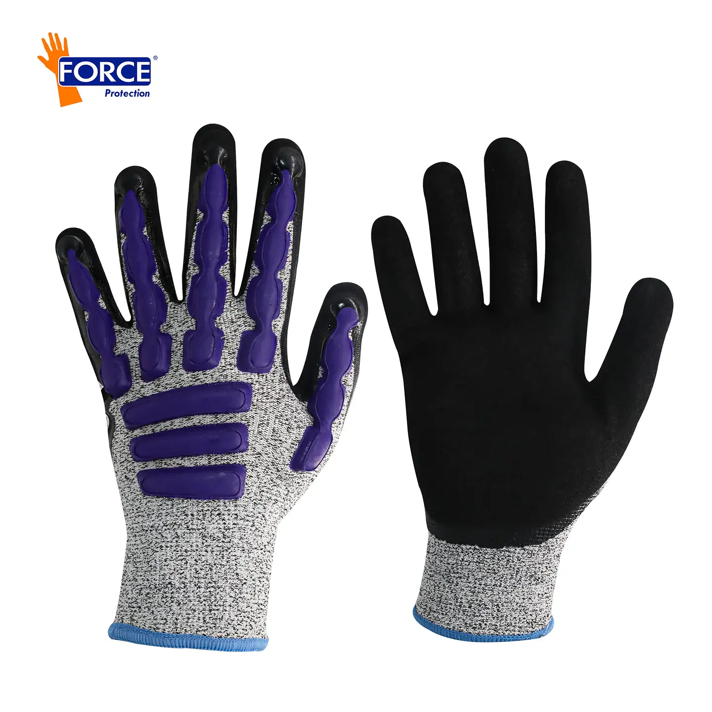 Guante Multiprotec-Impact L-9100 T-9 Force 1