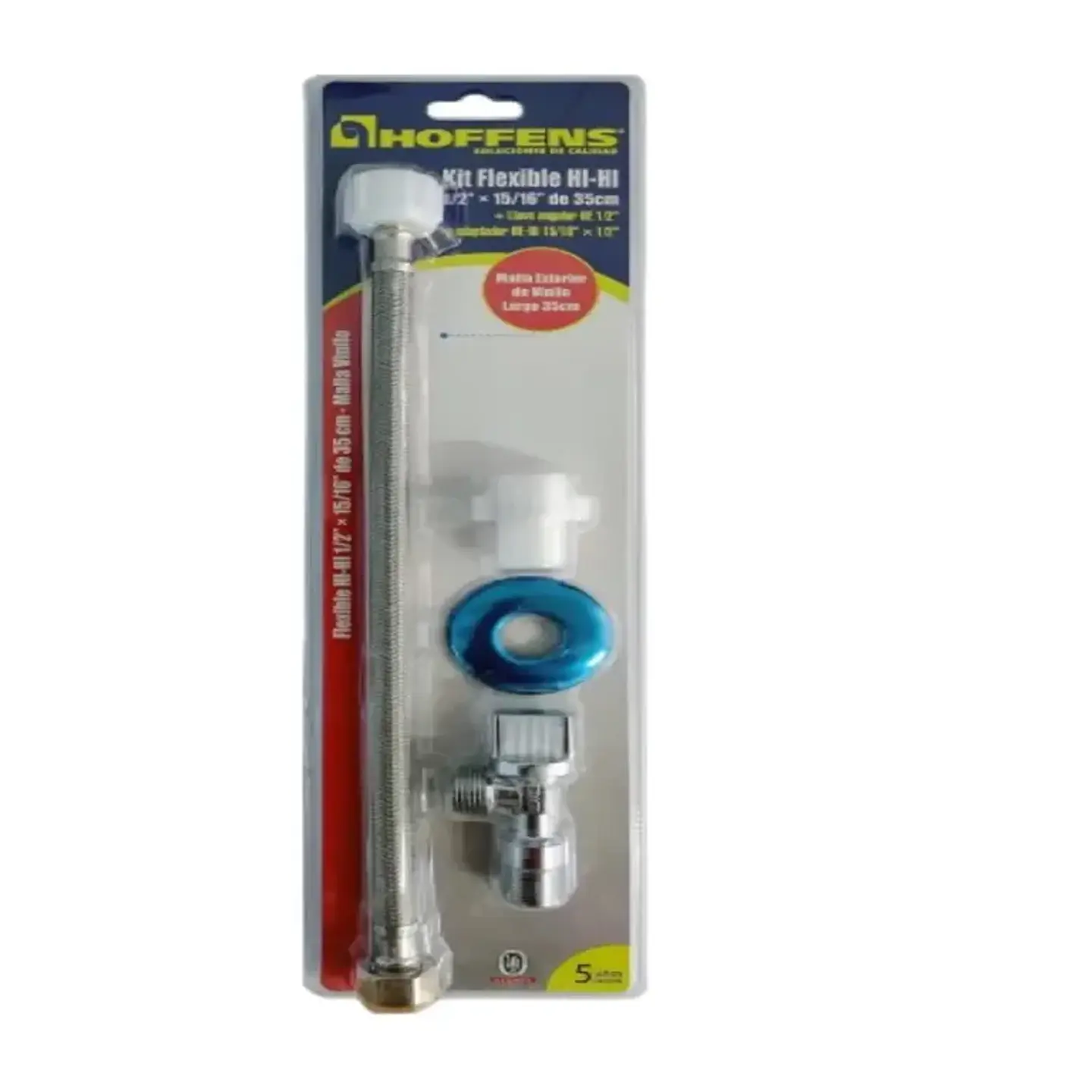 Kit Flexible 35CM Con Llave Angular Hoffens 1