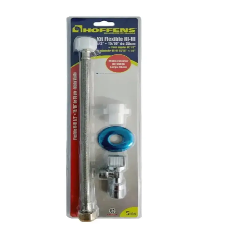 Kit Flexible 35CM Con Llave Angular Hoffens 1