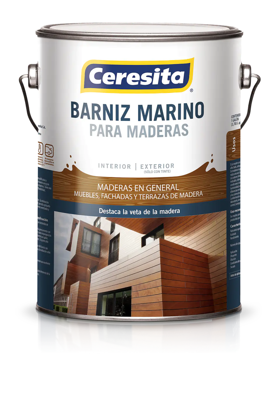 Barniz Marino Ceresita Caoba Galon 1