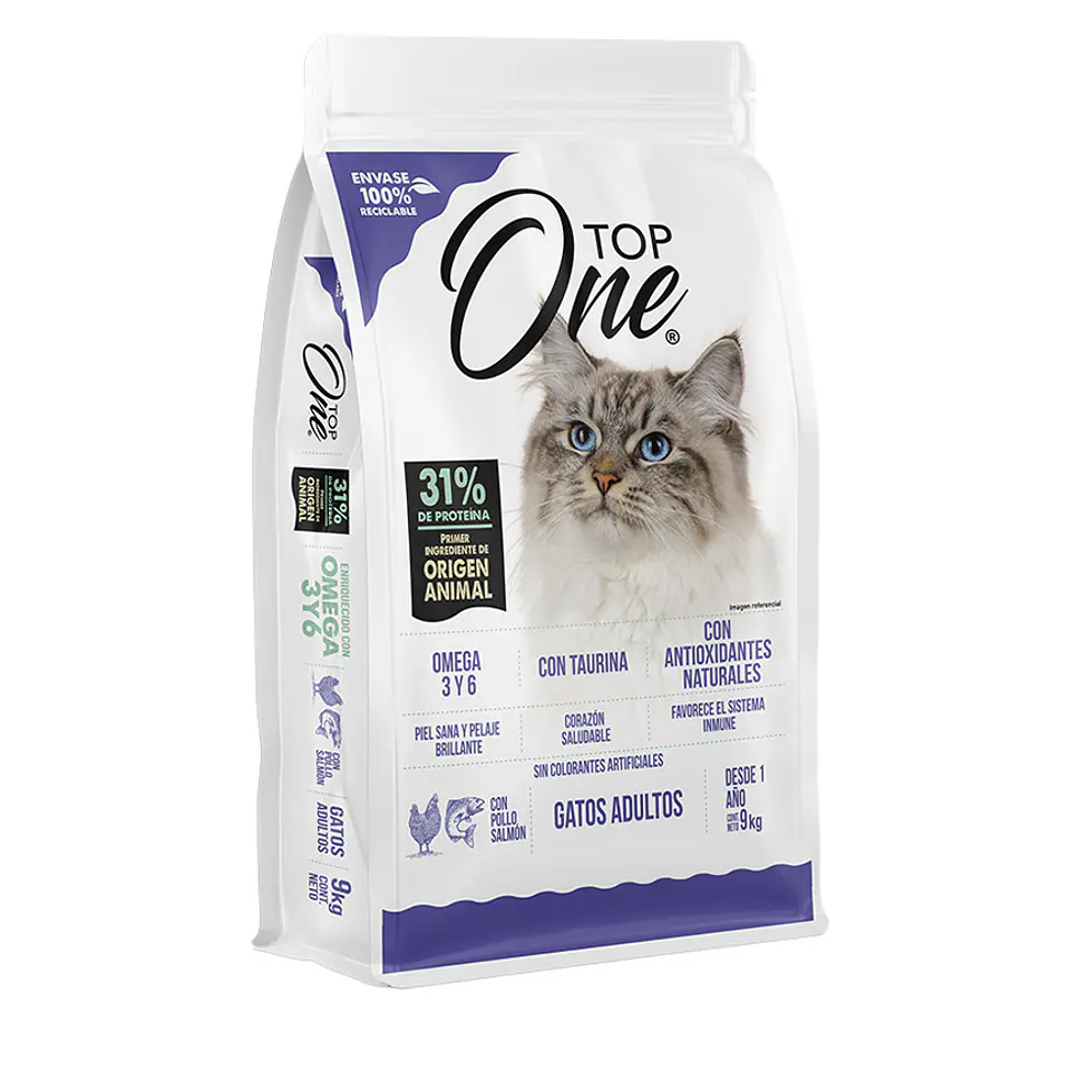 Alimento Top One Gato 9KG 1