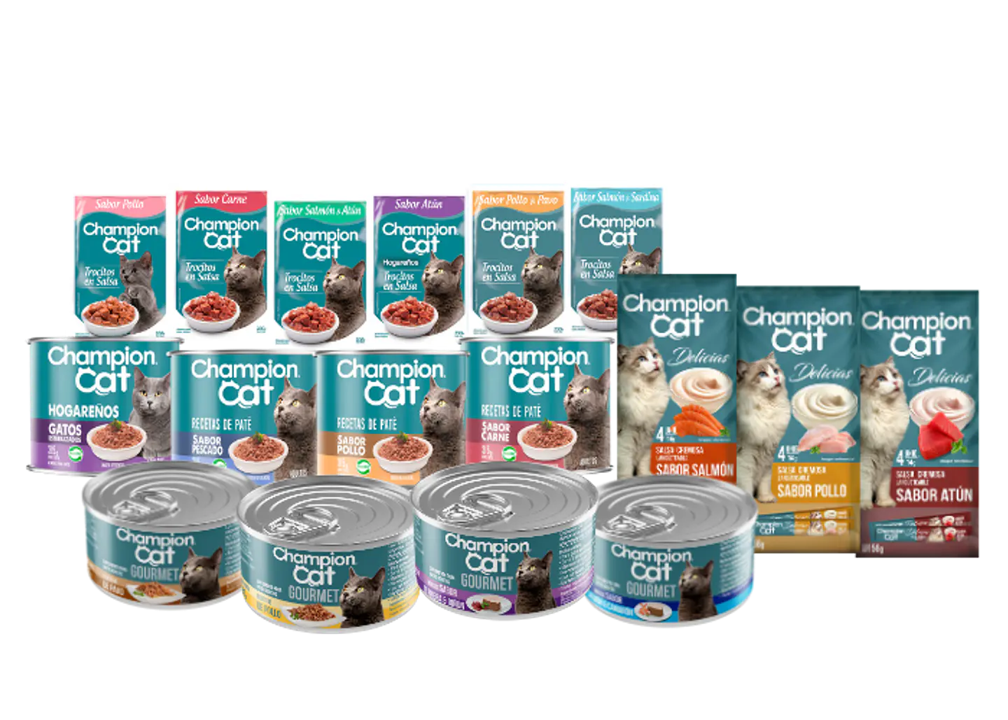 Alimento Húmedo Champion Cat Atún y Salmón 85GRS 1
