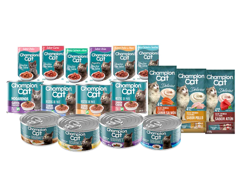 Alimento Húmedo Champion Cat Carne 85GRS