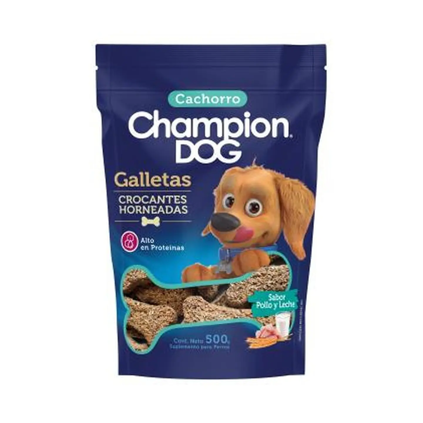 Alimento Galleta Champion Dog Cachorro Sobre 500GRS 1