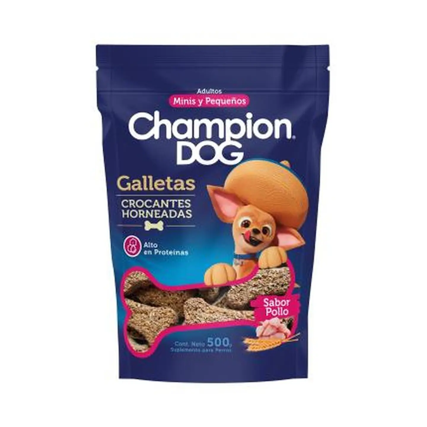 Alimento Galleta Champion Dog Raza Pequeña Sobre 500GRS 1