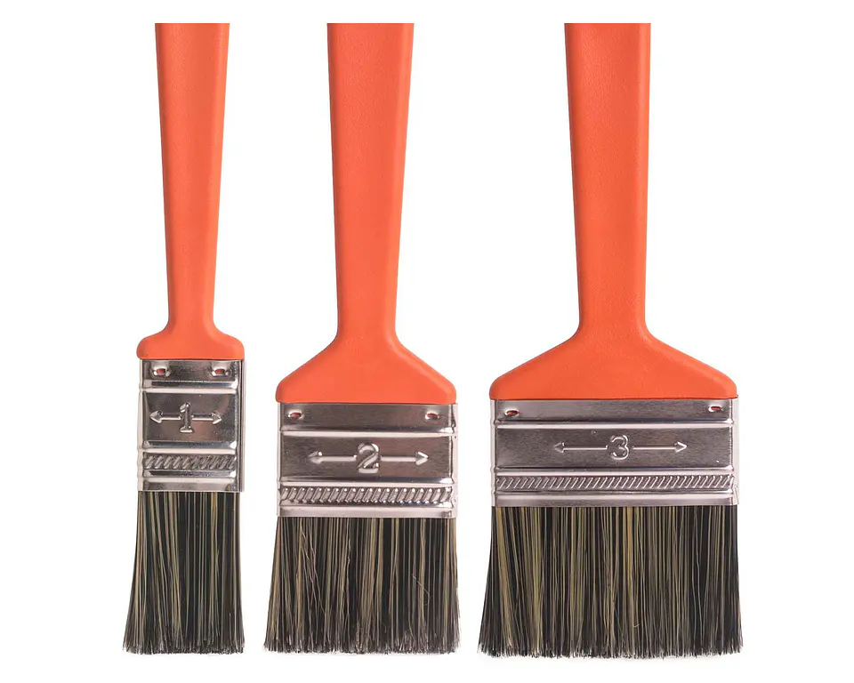 Set Brochas Excelsior Naranjo 1-2-3 Wesser 2