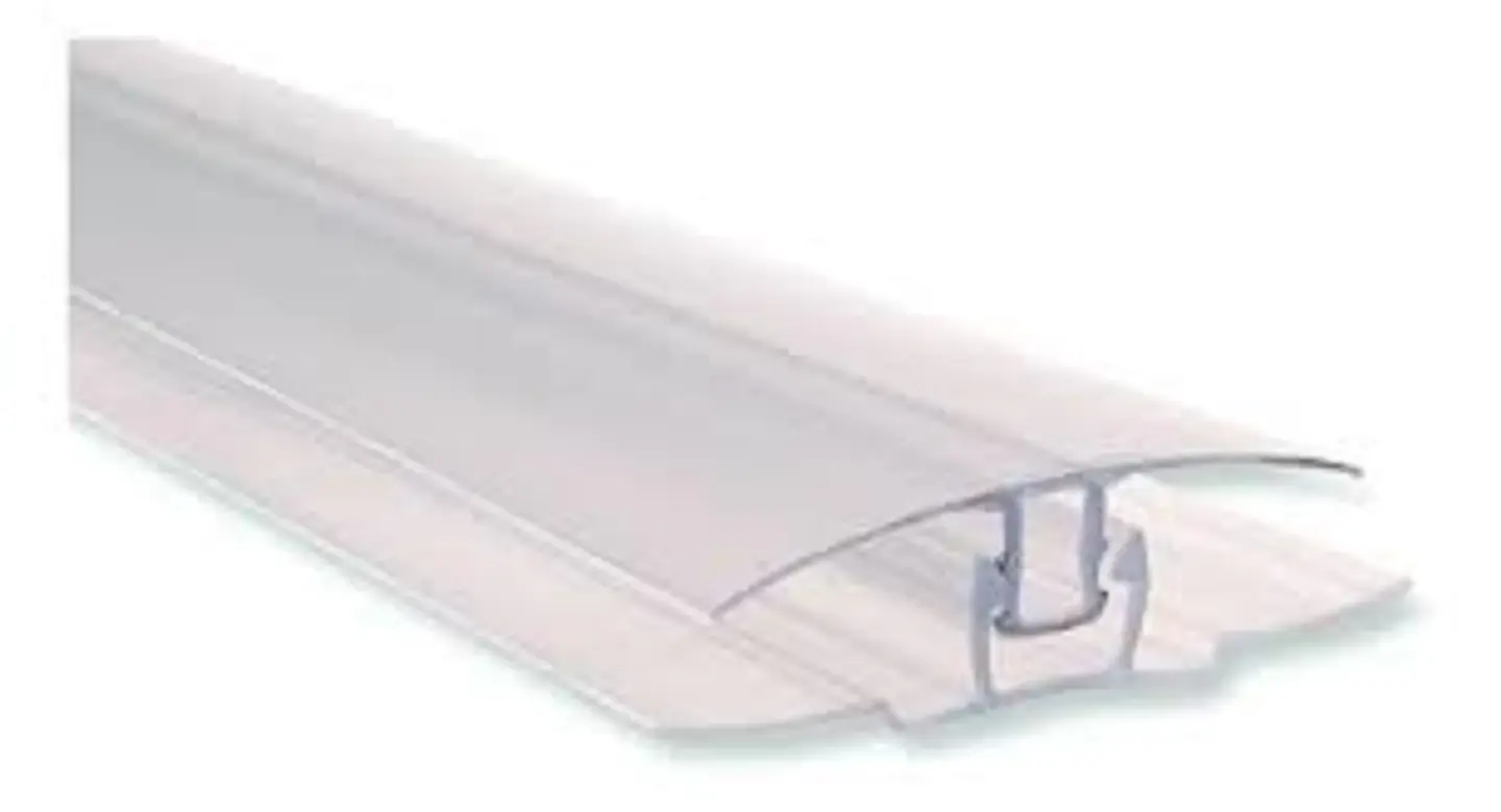 Perfil Policarbonato H Clip 2.90mts 1