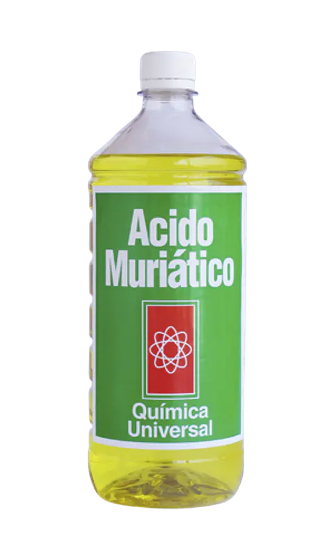 Acido Muriatico 1 LT Quimica Universal