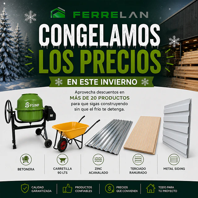 Congelamos los precios