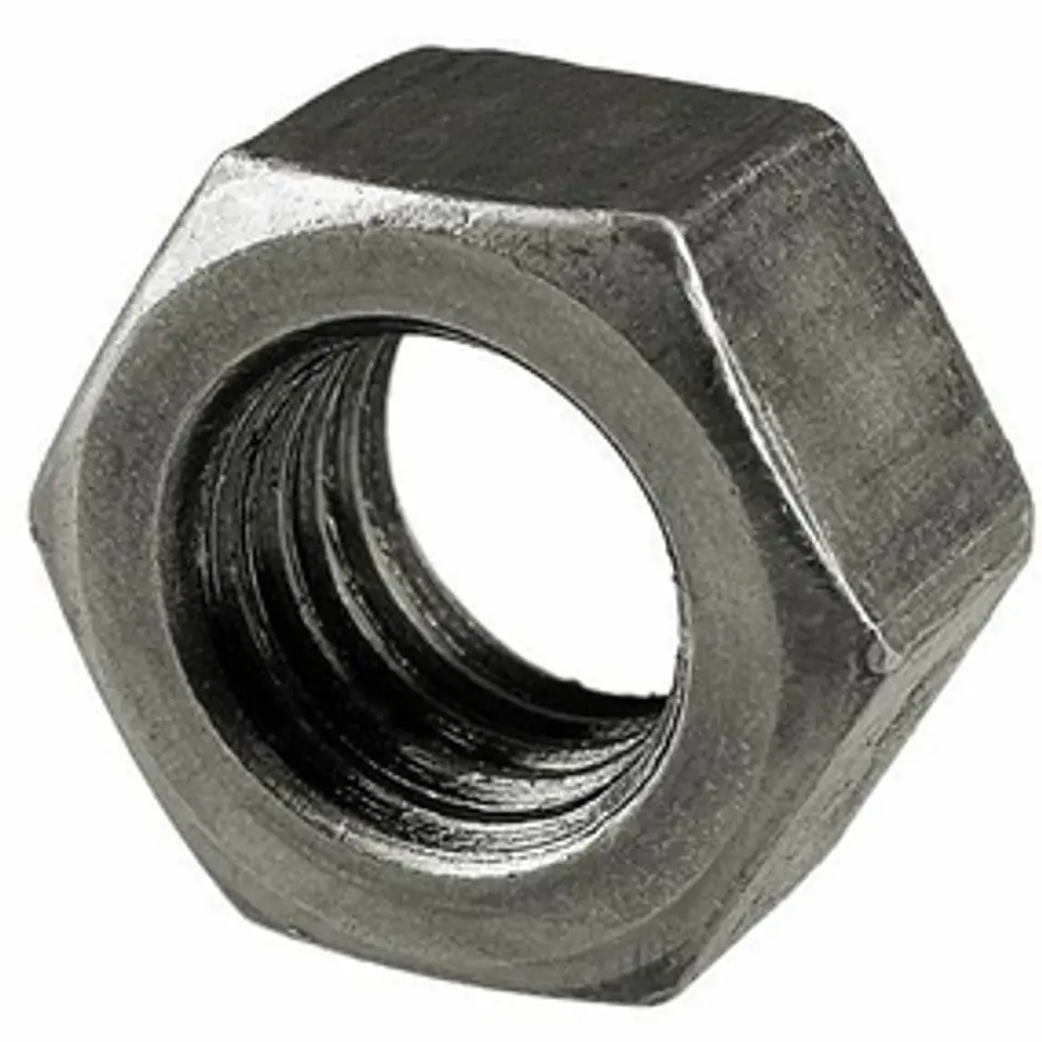 TUERCA HEXAGONAL GRADO 8 NEGRO 9/16