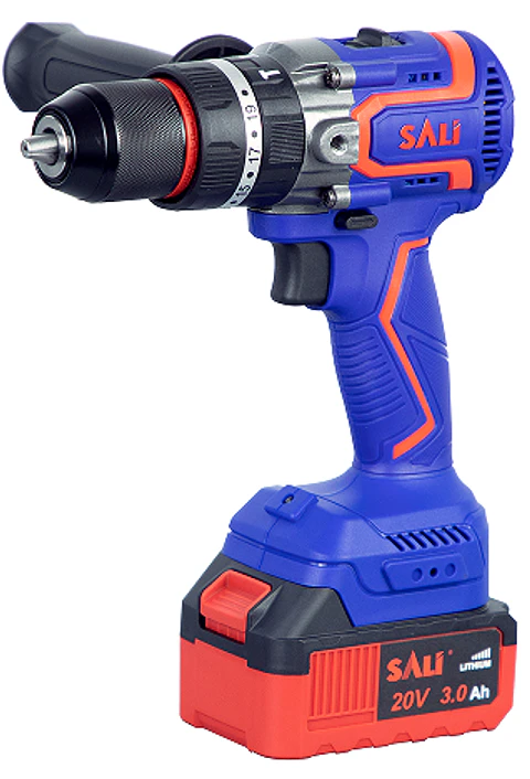 TALADRO INALAMBRICO SALI 13MM 20V 2BAT 3AH