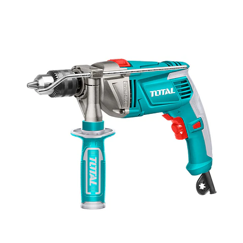 TALADRO DE IMPACTO 1010W VELOCIDAD 2.800 RPM 13mm INDUSTRIAL TOTAL
