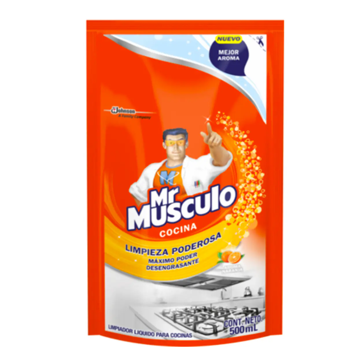 Mr M sculo Limpiador Para Cocina Doypack Naranja 450ml
