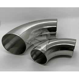 CODO SMS ACERO INOX. 304, 1.5D.