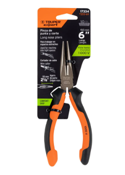 ALICATE TRUPER PINZA DE PUNTA Y CORTE 6''