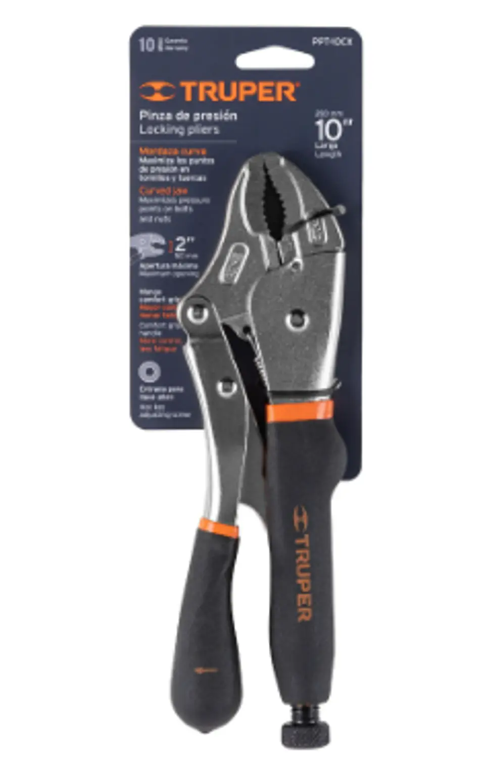 CAIMAN TRUPER 10'' MORDAZA CURVA 1