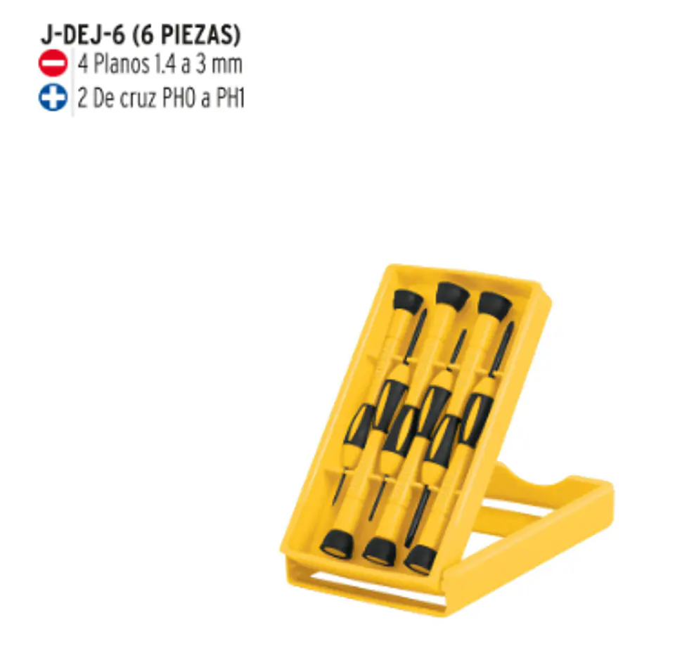 JUEGO ATORNILLADOR PRECISION PRETUL 6PTAS 1
