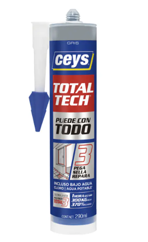 SILICONA CEYS GRIS TOTAL TECH 290ML