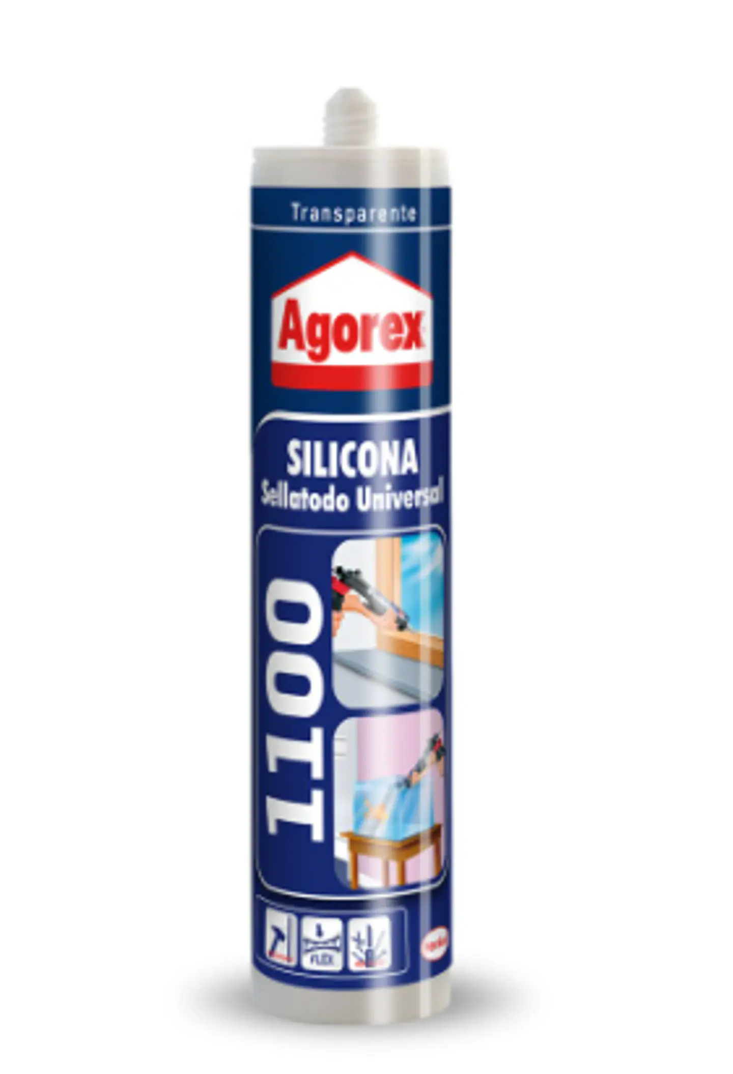 SILICONA AGOREX UNIVERSAL 1100 TRANSP 1