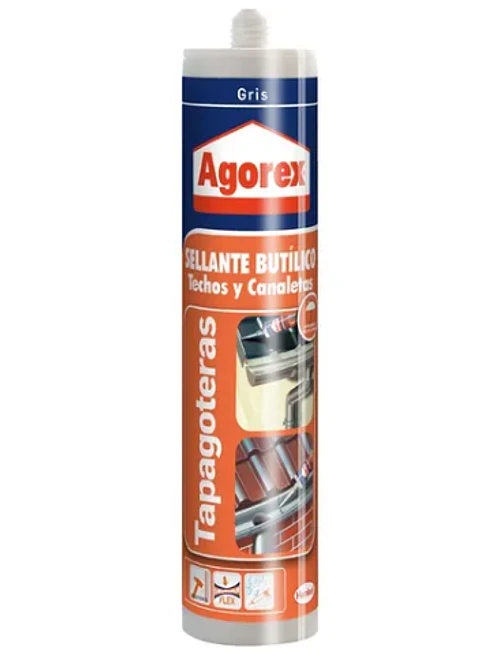 SELLANTE BUTILICO AGOREX GRIS TAPAGOTERAS 300ml