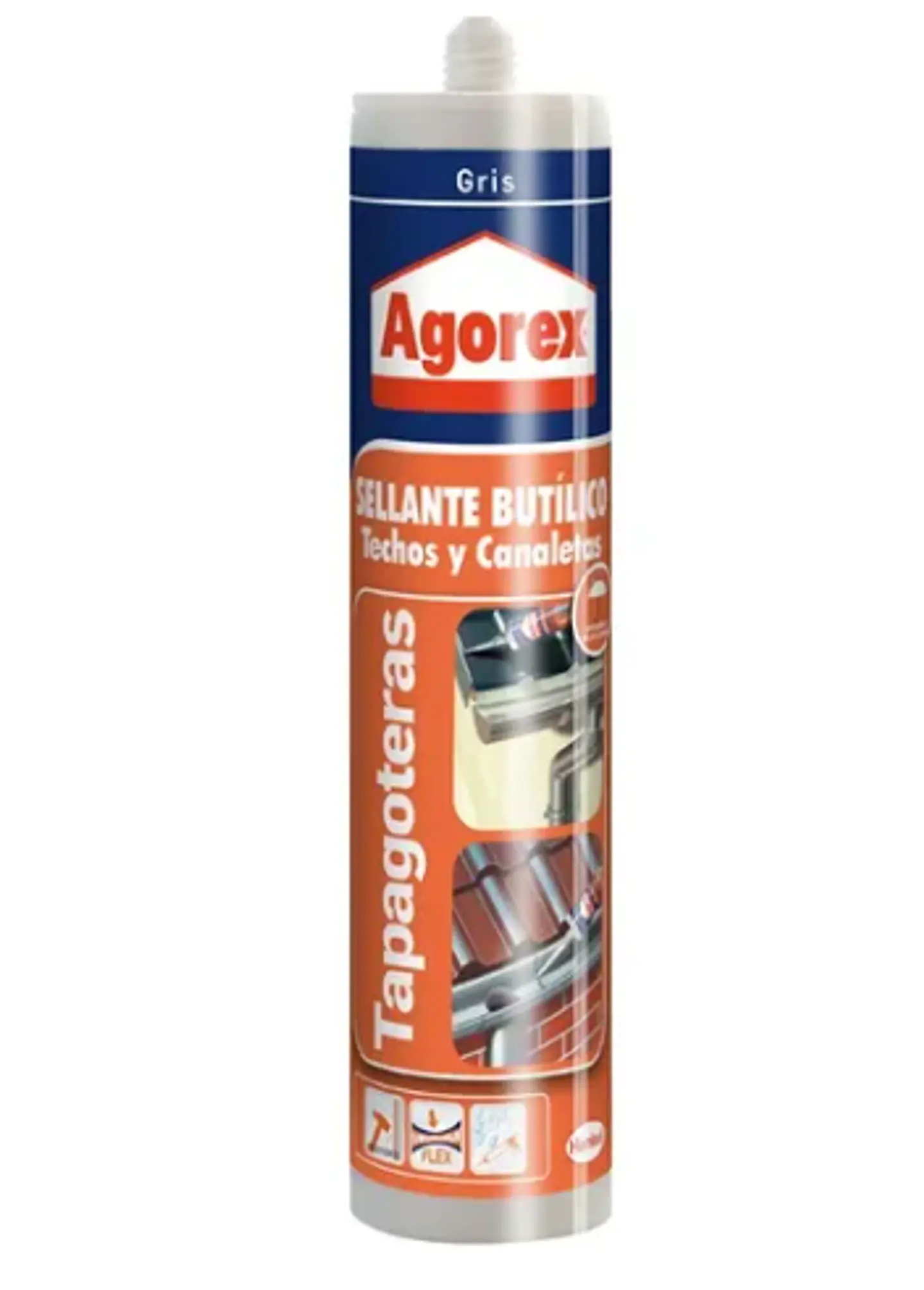 SELLANTE BUTILICO AGOREX GRIS TAPAGOTERAS 300ml 1
