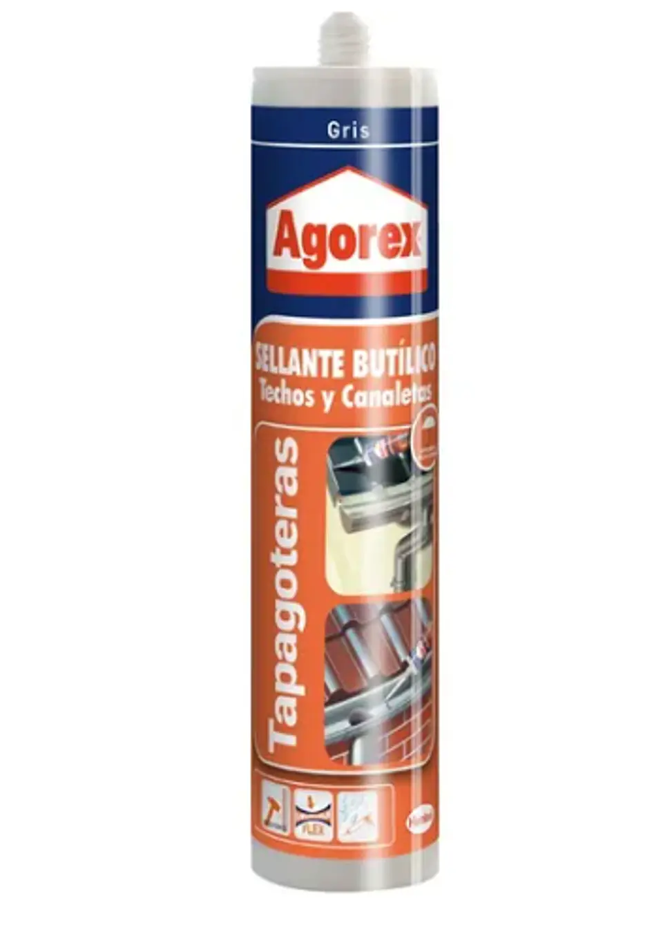 SELLANTE BUTILICO AGOREX GRIS TAPAGOTERAS 300ml 1