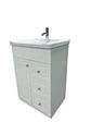 VANITORIO CON MUEBLE BLANCO 70CM BAÑO - Miniatura 1