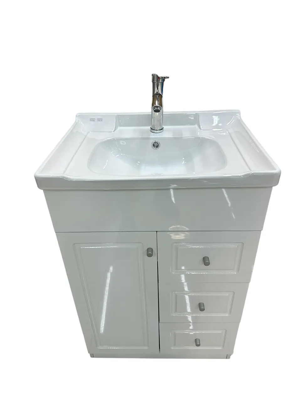 VANITORIO CON MUEBLE BLANCO 70CM BAÑO 2