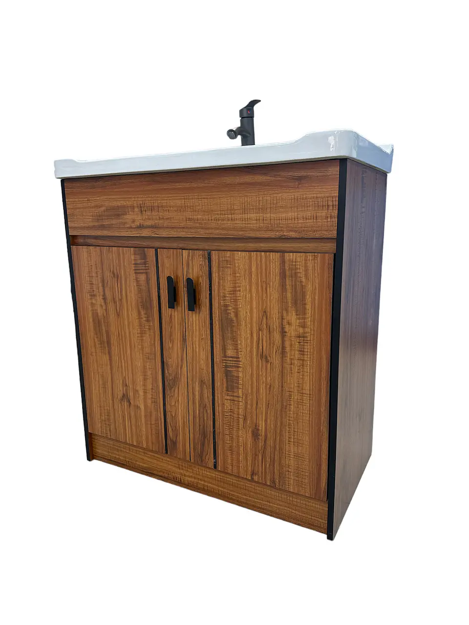 VANITORIO CON MUEBLE CAFE 80CM 3