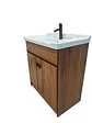 VANITORIO CON MUEBLE CAFE 80CM - Miniatura 1