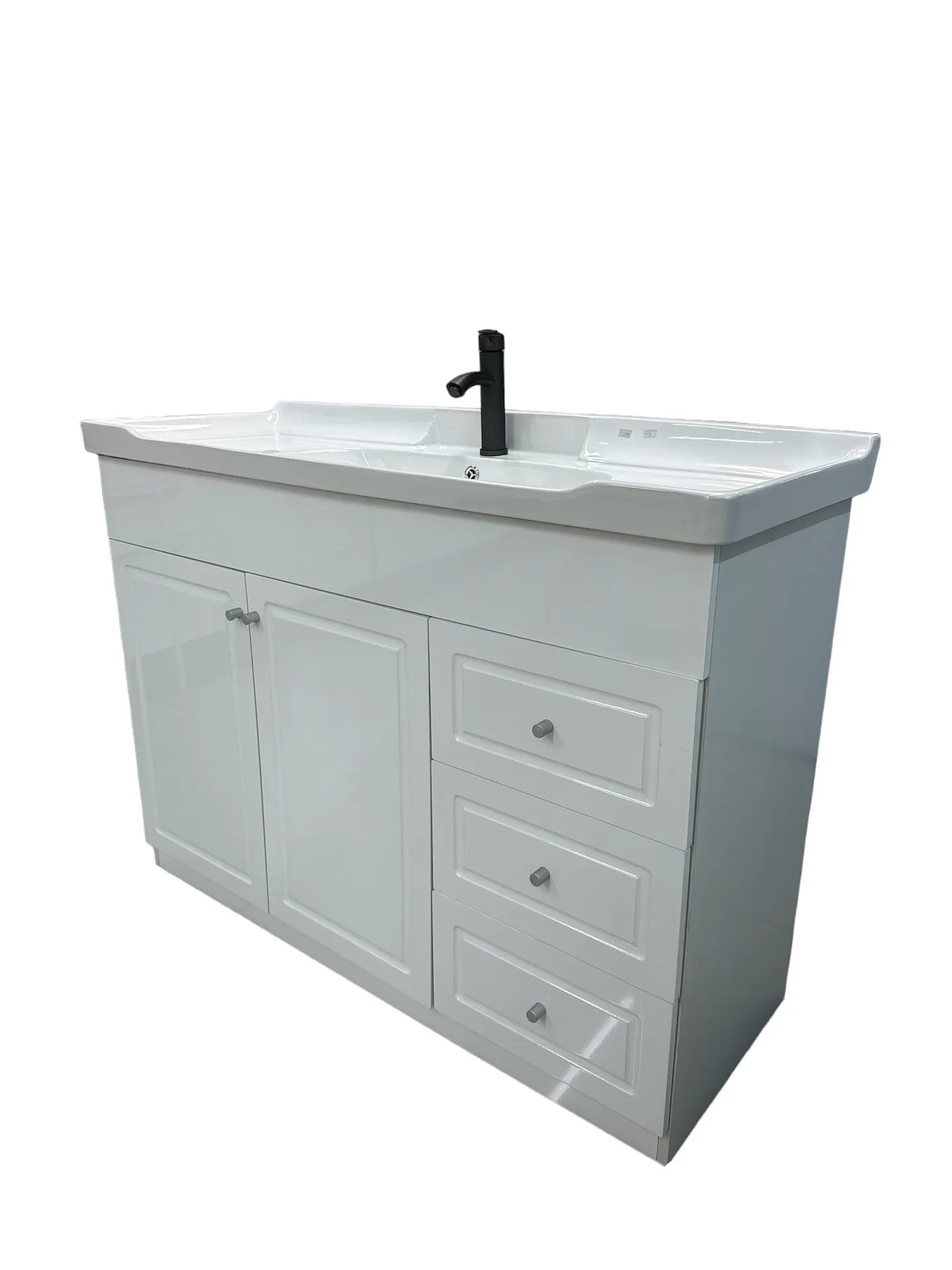 VANITORIO CON MUEBLE BLANCO 120CM BAÑO 1