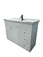 VANITORIO CON MUEBLE BLANCO 120CM BAÑO - Miniatura 1