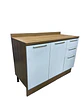 MUEBLE BASE CON CUBIERTA 1200X920X520 TRES PUERTAS + DOS CAJONES (7) - Miniatura 2