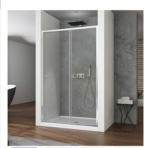 MAMPARA CORREDERA FRONTAL 120X190 EKO GRIS DUSCHY