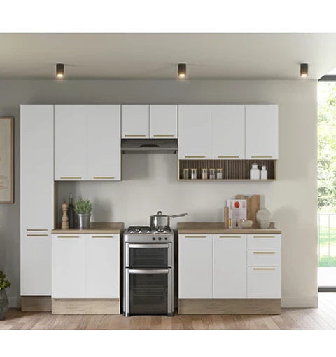 MUEBLE DESPENSA 350X2170X311MM 2P BLANCO