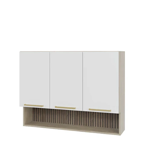 MUEBLE MURAL CON NICHO 1050X800X305MM TRES PUERTAS (1)
