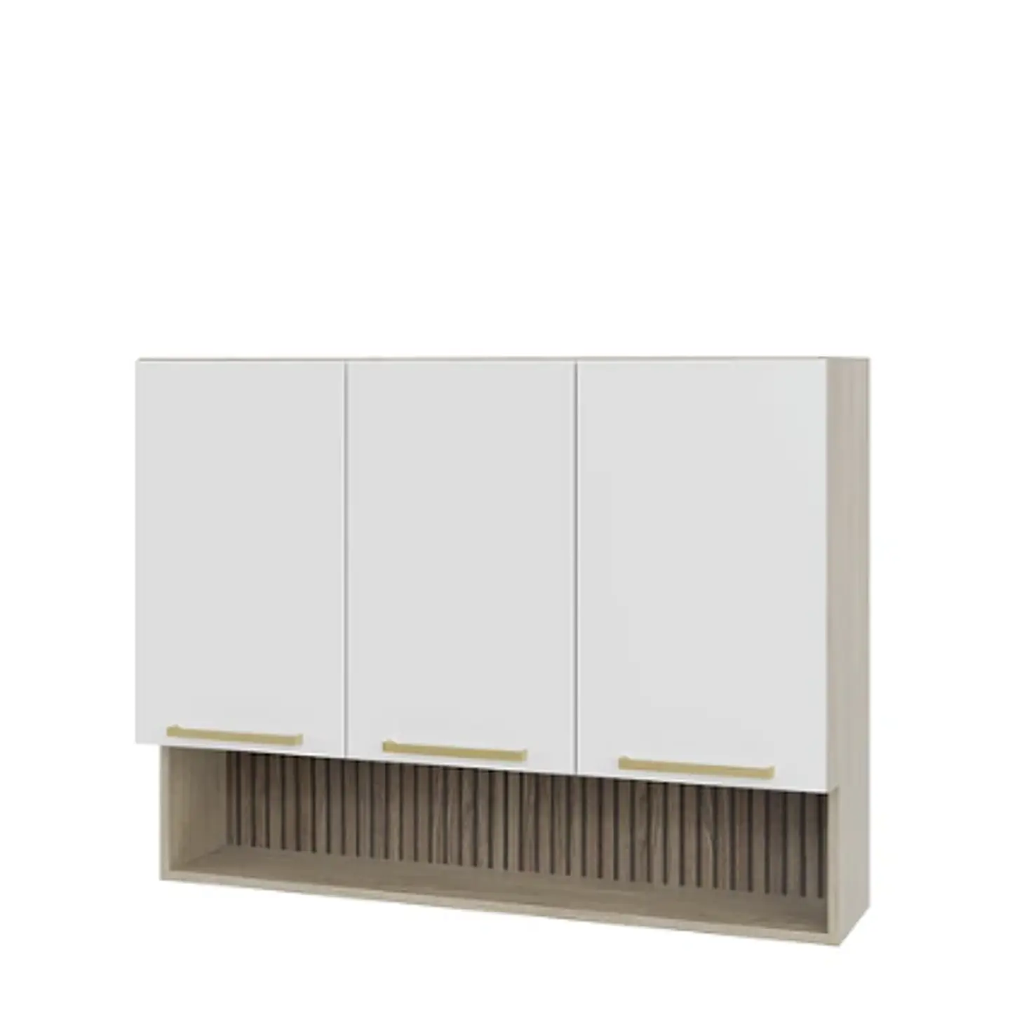 MUEBLE MURAL CON NICHO 1050X800X305MM TRES PUERTAS (1) 1