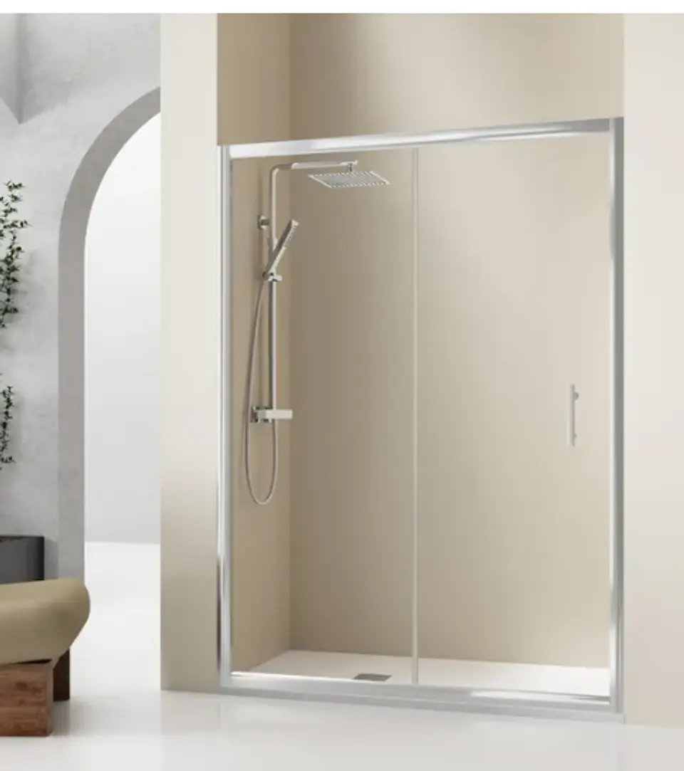 MAMPARA CORREDERA FRONTAL 140-160X180  1