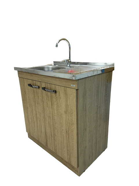 MUEBLE COCINA IZQ/DER NOGUEIRA C/ GRIFERIA 80CM
