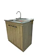 MUEBLE COCINA IZQ/DER NOGUEIRA C/ GRIFERIA 80CM - Miniatura 1