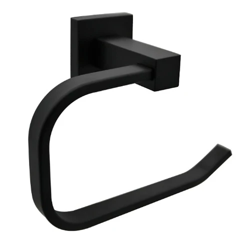 TOALLERO DE MANO NEGRO MATE LINEA SCHWARZ