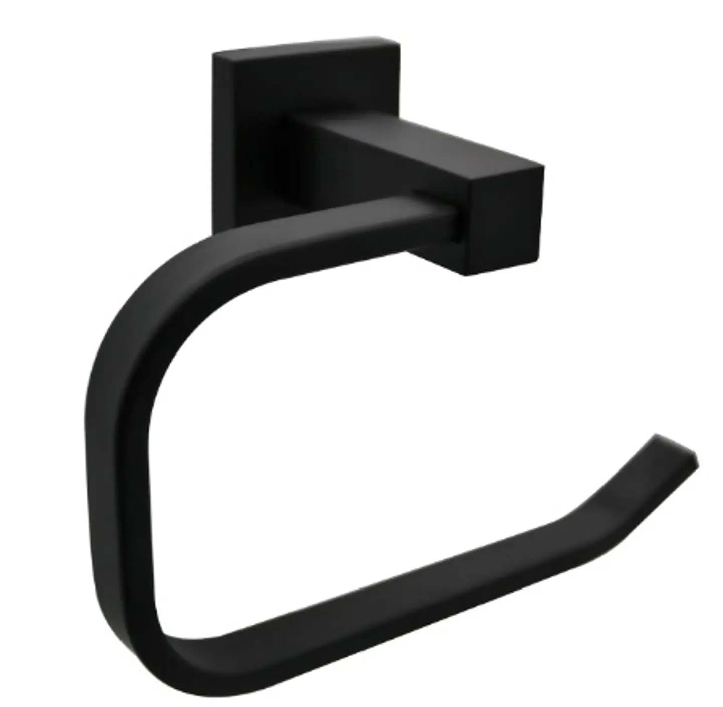 TOALLERO DE MANO NEGRO MATE LINEA SCHWARZ 1