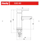 LLAVE MONOMANDO MOON DUSCHY - Miniatura 2