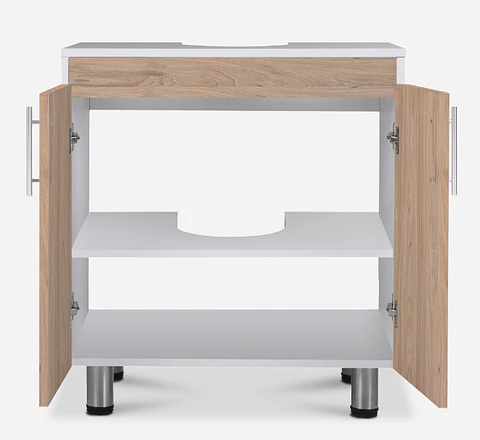 Vanitorio 2 Puertas Blanco Olmo 60X67X42