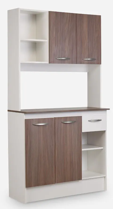 Mueble de Cocina 4 Puertas 1 Cajón Sofía 90x180x39 Cm