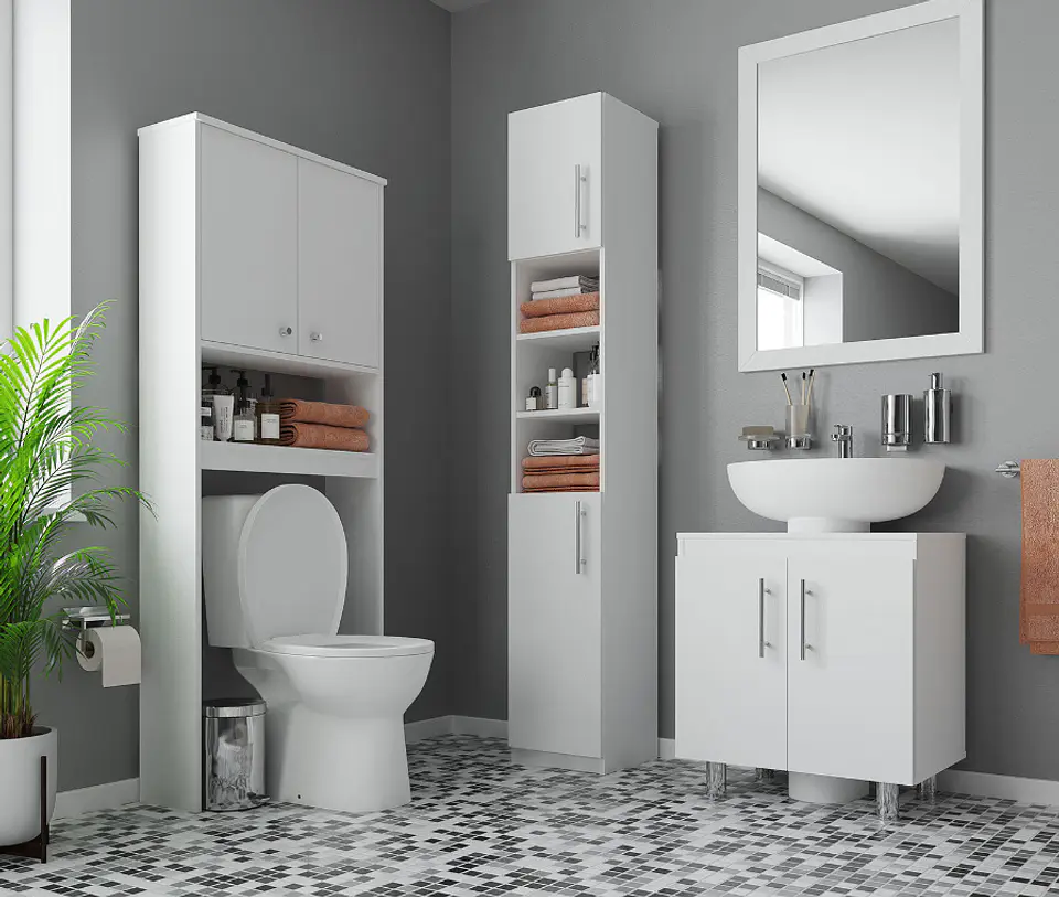 Estante WC Puertas Superior 3