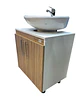 PACK MUEBLE VANITORIO COMPLETO OLMO 60cm + FITTING DESAGUE - Miniatura 2