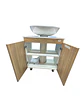 PACK MUEBLE VANITORIO COMPLETO OLMO 60cm + FITTING DESAGUE - Miniatura 3